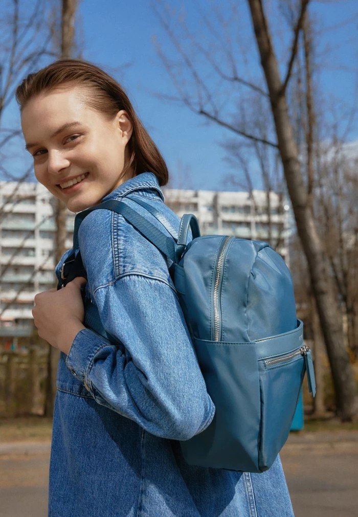 Sacs à Dos ANNA FIELD Anna Field Rucksack Bleu Femme | QJG-0493683